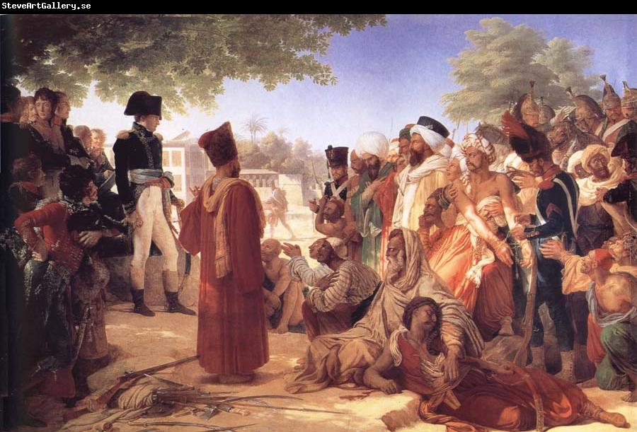 Baron Pierre Narcisse Guerin Bonaparte Pardoning the Insurgents in Cairo